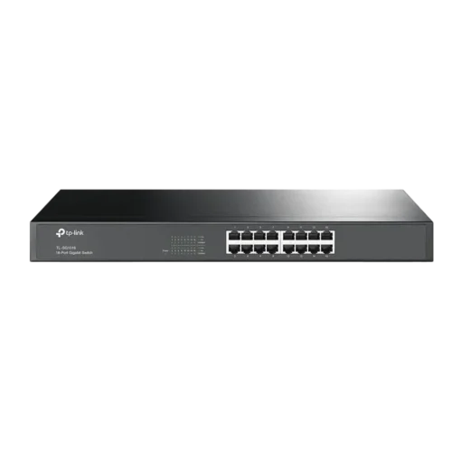 ⁦מתג רשת שולחני GIGA 16 פורטים POE+ 120W באחריות יבואן רשמי⁩ – תמונה ⁦2⁩
