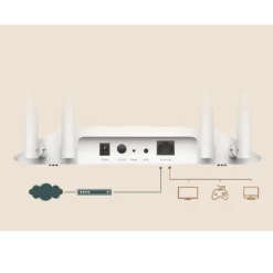 אקסס פוינט Tp-link TL-WA1201 AC1200 Wi-Fi דו-תדרי 4 אנטנות מהירות 867Mbps 5GHz באחריות יבואן רשמי
