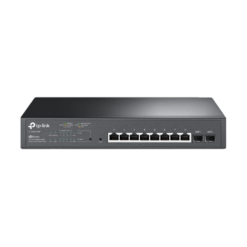 מתג רשת TP-Link TL-SG2210MP 8 פורטים POE+ 150W 2SFP גיגה-ביט מנוהל באחריות יבואן רשמי