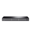 מתג רשת מנוהל TP-Link JetStream 48 יציאות Gigabit L2 עם 4 חריצי SFP 10/100/1000 Mbps באחריות יבואן רשמי לשלוש שנים