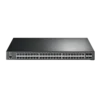 מתג רשת TP-LINK 48 יציאות POE+ GIGA L2 מנוהל 384W 4SFP באחריות יבואן רשמי 3 שנים