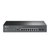 מתג רשת TP-Link מנוהל 8 פורטים Gigabit L2/L3 עם 2 יציאות SFP באחריות יבואן רשמי