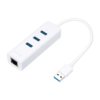 כרטיס רשת USB 3.0 Tp-link UE330 מתאם Gigabit Ethernet 3 יציאות USB באחריות יבואן רשמי