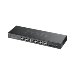 מתג רשת Zyxel GS1920-24HPv2 PoE 28 פורטים 375W 56Gbps באחריות יבואן רשמי