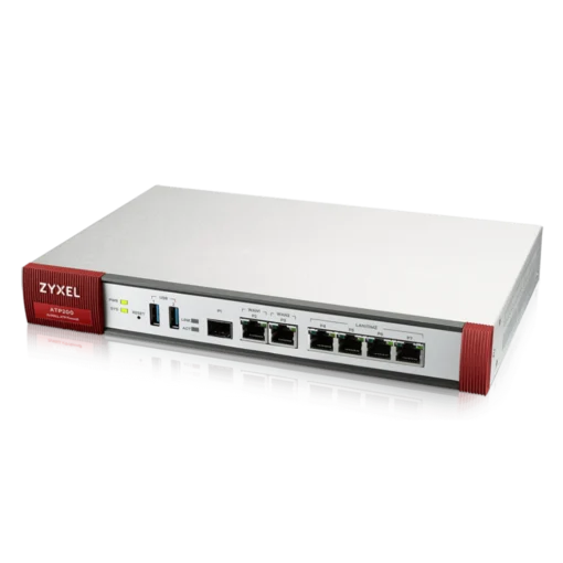 ⁦Zyxel USG FLEX 200 firewall אבטחת רשת 1800Mbps VPN 450Mbps 60 משתמשי SSL באחריות יבואן רשמי⁩ – תמונה ⁦2⁩