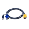 כבל KVM ATEN USB 6M SPHD PS2 המרת USB 3 ב-1 באחריות יבואן רשמי