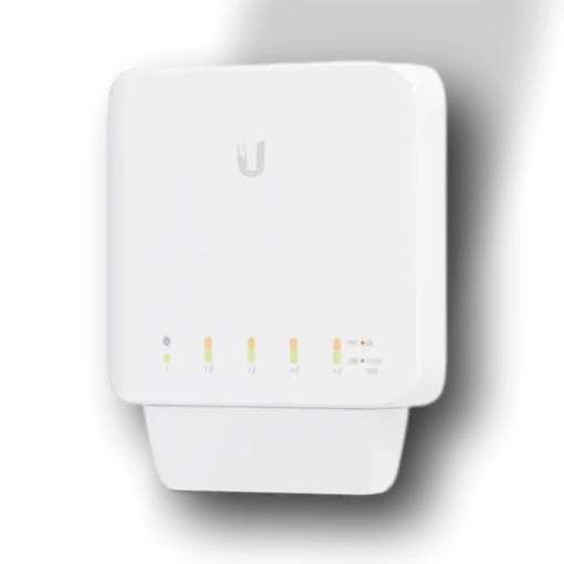 ⁦מתג רשת POE מנוהל UBIQUITI USW-FLEX 5 יציאות 46W באחריות יבואן רשמי⁩ – תמונה ⁦2⁩