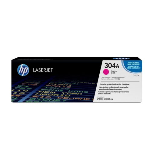 טונר HP CC533A מגנטה CP2025 מקורי למדפסות Color LaserJet באחריות יבואן רשמי