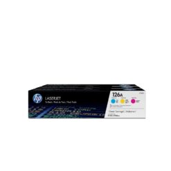 מארז טונרים HP 126A CE311-3 צבעוני למדפסות לייזר CP1025 מקורי באחריות יבואן רשמי