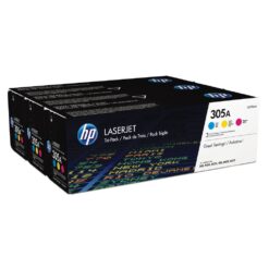 מארז טונרים HP 305A CE411-3 מקורי 3 צבעים למדפסות LaserJet Pro באחריות יבואן רשמי