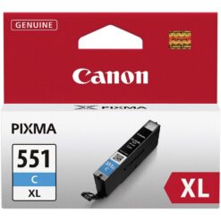 מילוי דיו קנון ציאן CLI-551XL-C למדפסות PIXMA גדול נפח באחריות יבואן רשמי