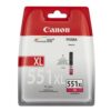 מילוי דיו קנון CLI-551XL-M מגנטה למדפסות PIXMA ip7250 ומדגמים נוספים באחריות יבואן רשמי
