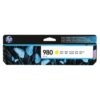 ראש דיו HP 980 צהוב למדפסות X555/X585 באחריות יבואן רשמי
