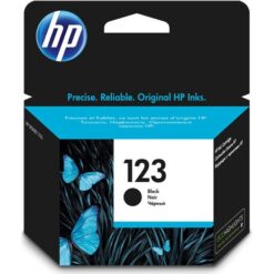ראש דיו HP 123 שחור F6V17AE למדפסות DeskJet 2130 3630 OfficeJet 3830 באחריות יבואן רשמי