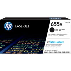 טונר HP שחור 655A CF450A לדגמי LaserJet Enterprise M681 M682 באחריות יבואן רשמי