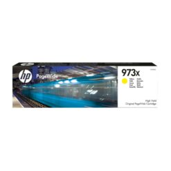 ראש דיו HP 973X צהוב F6T83AE למדפסות PageWide Pro 452 ו-477 באחריות יבואן רשמי
