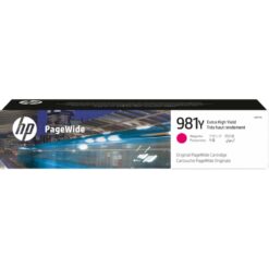 ראש דיו HP 981Y מגנטה L0R14A למדפסות PageWide Enterprise 556/586 באחריות יבואן רשמי