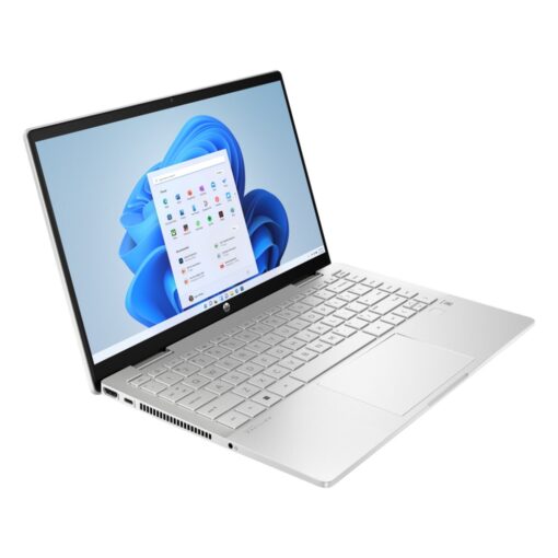 ⁦מחשב נייד HP Pavilion x360 14 מסך מגע i7 16GB 512GB Win11 כסף באחריות יבואן רשמי⁩ – תמונה ⁦3⁩