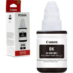 מילוי דיו קנון שחור GI490BK G2400 למדפסות PIXMA G סדרה באחריות יבואן רשמי