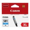 מילוי דיו קנון ציאן CLI581XLC למדפסות PIXMA באחריות יבואן רשמי