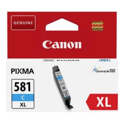 מילוי דיו קנון ציאן CLI581XLC למדפסות PIXMA באחריות יבואן רשמי