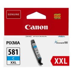 מילוי דיו קנון ציאן CLI581XXL XL גדול במיוחד למדפסות PIXMA באחריות יבואן רשמי