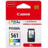 ראש דיו צבעוני Canon CL-561XL למדפסות PIXMA TS5350 TS5351 TS5352 TS5353 TS7450 באחריות יבואן רשמי