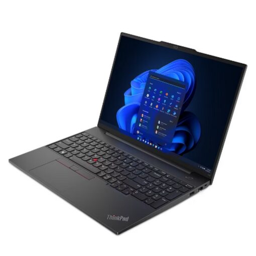 ⁦מחשב נייד Lenovo ThinkPad E16 i5 8GB 256GB 16 Win11Pro שחור באחריות יבואן רשמי 3 שנים⁩ – תמונה ⁦2⁩