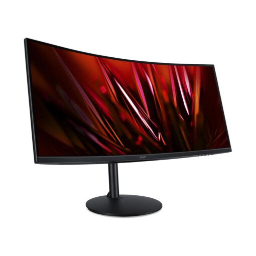 ⁦מסך גיימינג אייסר NitroXZ2 34 אינץ' WQHD 144Hz VA קעור עם כוונון גובה באחריות יבואן רשמי 3 שנים⁩ – תמונה ⁦2⁩
