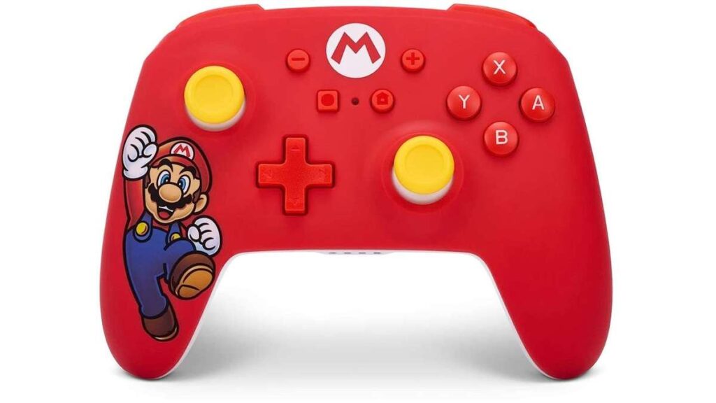 בקר שליטה נטען Nintendo Rechargeble Wireless PowerA MARIO