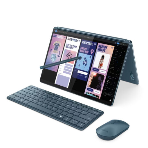 ⁦מחשב נייד Lenovo Yoga Book9 13 OLED Ultra 7 32GB 1TB תכליתי דו מסכי באחריות יבואן רשמי 3 שנים⁩ – תמונה ⁦3⁩