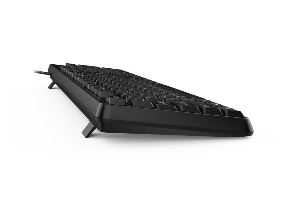 מקלדת Genius KB-117 USB שחורה 3 שפות ערבית עמידה למים באחריות יבואן רשמי – תמונה 3