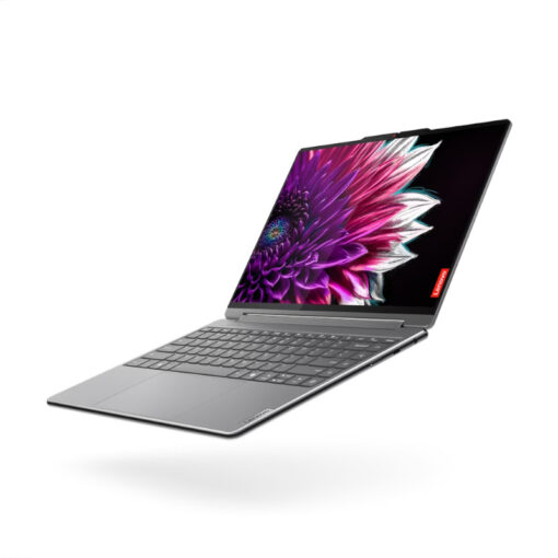 ⁦מחשב נייד Lenovo Yoga 9 14 אינץ' 2-in-1 Core Ultra 7 32GB 1TB 4K OLED מסך מגע Luna Grey באחריות יבואן רשמי 3 שנים⁩ – תמונה ⁦2⁩