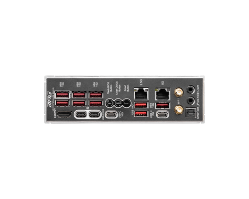 ⁦לוח אם MSI MPG X870E CARBON WIFI AM5 DDR5 WiFi 7 4x M.2 4x SATA III PCIe 5.0 באחריות יבואן רשמי⁩ – תמונה ⁦4⁩