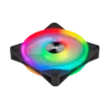 מאוורר CORSAIR iCUE QL140 RGB 140 מ"מ שחור עם תאורת LED דינמית PWM 1250 סל"ד באחריות יבואן רשמי