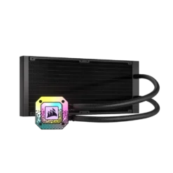 קירור נוזלי למעבד CORSAIR H115i ELITE CAPELLIX XT 280 מ"מ RGB שחור עם תאורת LED - 5 שנות אחריות באחריות יבואן רשמי