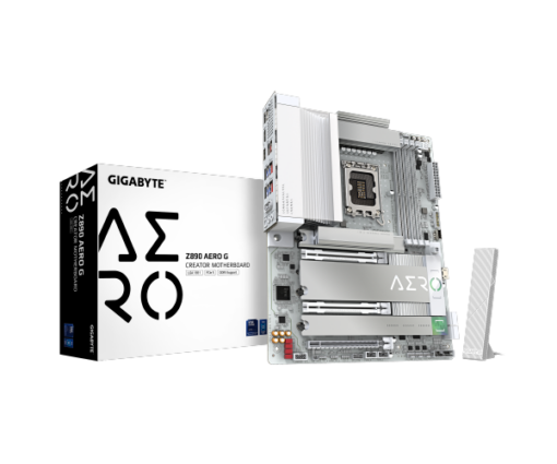 לוח אם GIGABYTE Z890 AERO G DUAL Intel Core i9 DDR5 5X M.2 TB4 באחריות יבואן רשמי 3 שנים
