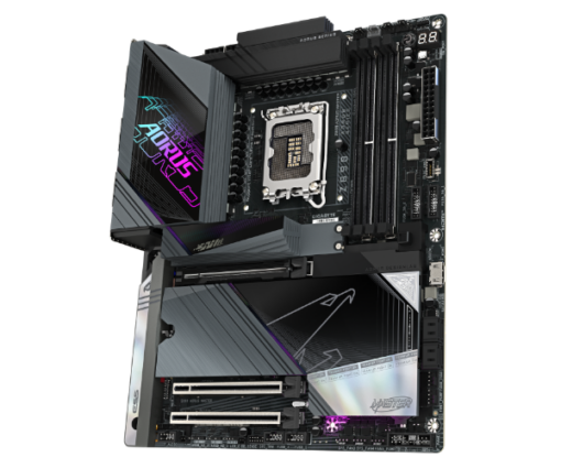 ⁦לוח אם לאינטל Gigabyte Z890 AORUS MASTER DDR5 10GbE WiFi7 ATX באחריות יבואן רשמי 3 שנים⁩ – תמונה ⁦4⁩