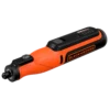 Multitool נטען 48 אביזרים BLACK&DECKER 7.2V סוללת ליתיום 1.5Ah מהירות 3500-29500 סל"ד באחריות יבואן רשמי