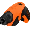מברג נטען BLACK&DECKER 3.6V Li-ion קומפקטי 6Nm מהירות 190 סל"ד באחריות יבואן רשמי