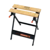 שולחן עבודה מתקפל BLACK&DECKER WM301 עם עומס 160 ק"ג פלדה שחור באחריות יבואן רשמי