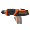 מברג נטען BLACK+DECKER 3.6V 1.5Ah עם תאורת LED ומצבי עבודה מתחלפים באחריות יבואן רשמי