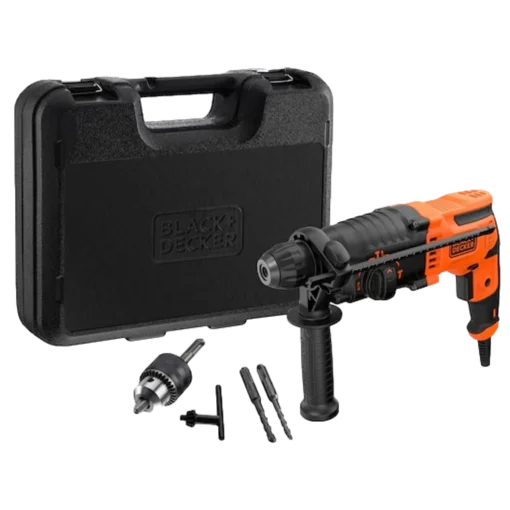 ⁦מקדחת פטיש נטענת BLACK+DECKER 18V עם 2 סוללות 80 אביזרים מלאים באחריות יבואן רשמי⁩ – תמונה ⁦19⁩