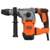 פטישון חשמלי BLACK&DECKER 1250W SDS-PLUS 3 פונקציות עם 2 מקדחים באחריות יבואן רשמי