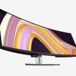 מסך מחשב Dell UltraSharp 49 אינץ' קעור Dual QHD 5120x1440 IPS 100% sRGB USB-C 90W מסך רחב במיוחד באחריות יבואן רשמי 3 שנים