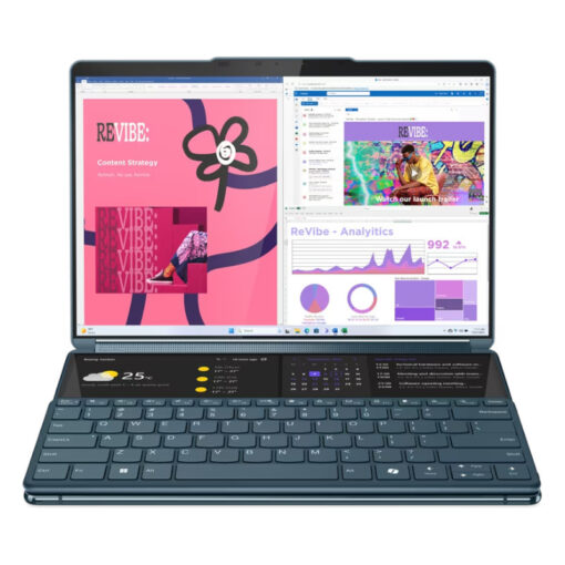 ⁦מחשב נייד Lenovo Yoga Book9 13 OLED Ultra 7 32GB 1TB תכליתי דו מסכי באחריות יבואן רשמי 3 שנים⁩ – תמונה ⁦4⁩