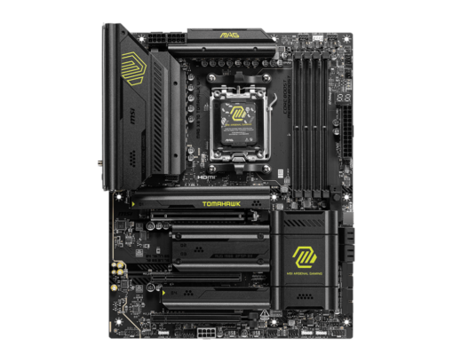 ⁦לוח אם MSI MAG X870 TOMAHAWK WIFI AM5 DDR5 WiFi 7 4x M.2 4x SATA באחריות יבואן רשמי⁩ – תמונה ⁦2⁩