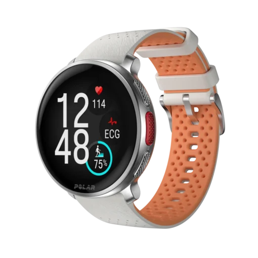⁦שעון ספורט Polar Pacer Pro GPS לבן 150 פרופילי ספורט Gorilla Glass מסך 35 שעות אימון באחריות יבואן רשמי⁩ – תמונה ⁦5⁩