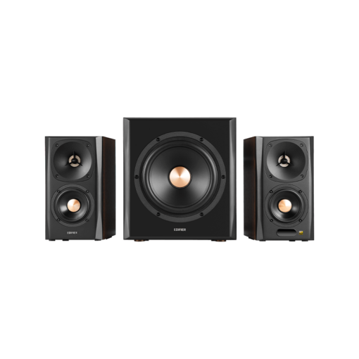 ⁦רמקולים Edifier S350DB 2.1 חום 110W Bluetooth V5.0 באחריות יבואן רשמי⁩ – תמונה ⁦2⁩
