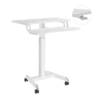 שולחן עמידה ארגונומי מתכוונן LUMI FWS07-7 גובה 800-1200 מ"מ גלגלים ניידים באחריות יבואן רשמי